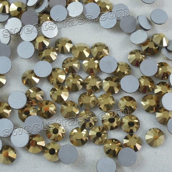 tachas hotfix oro de hematite ss 10 3mm