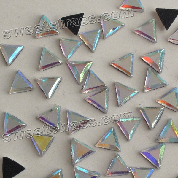 ​Piedras Strass triángulo cristal AB